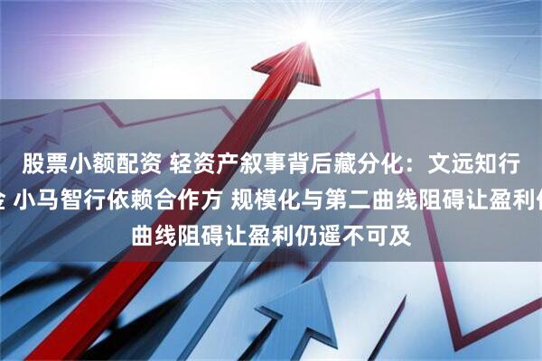 股票小额配资 轻资产叙事背后藏分化：文远知行重营运资金 小马智行依赖合作方 规模化与第二曲线阻碍让盈利仍遥不可及